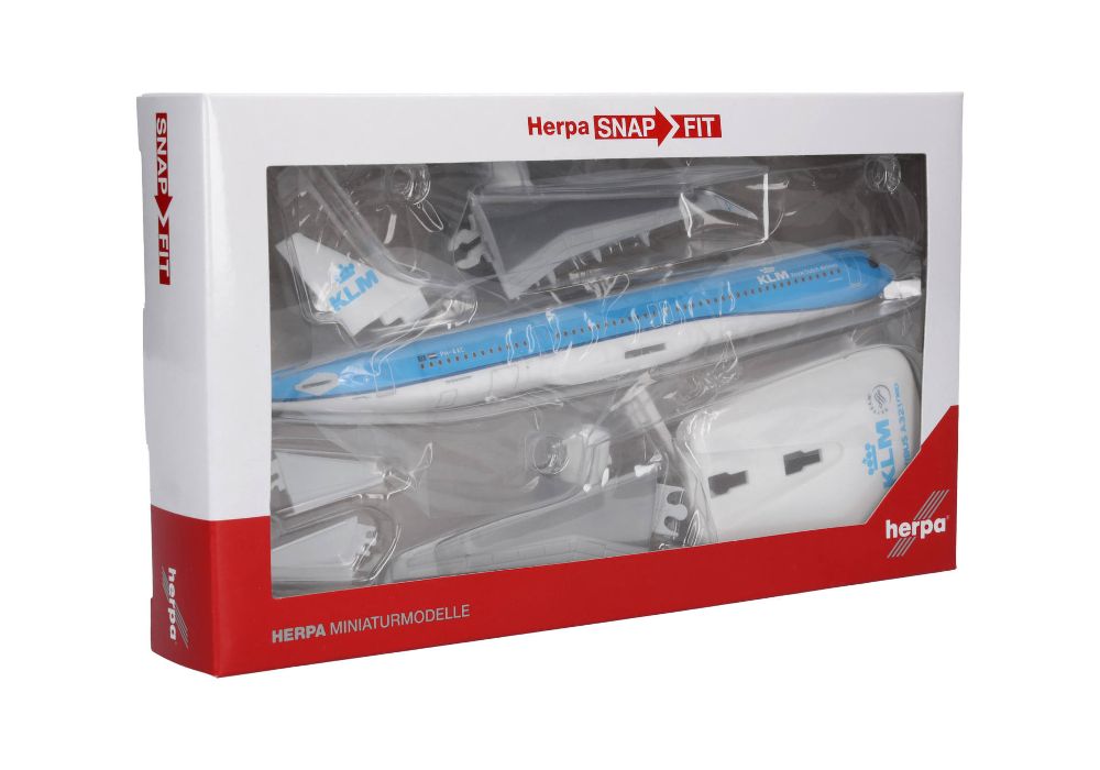 Herpa 614665 KLM Airbus A321neo 1:200 Snap-Fit NEU OVP