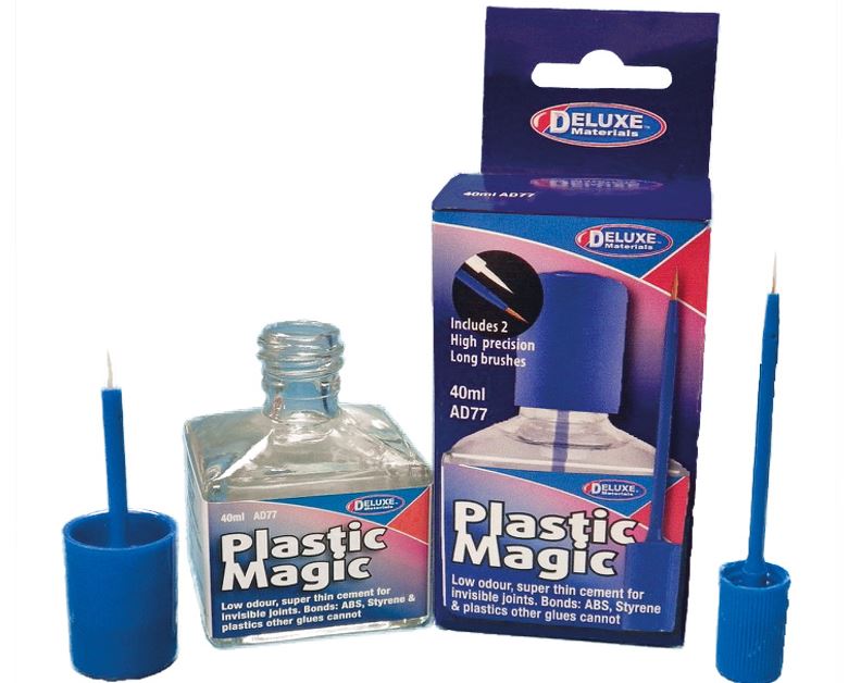 Deluxe Materials 44117 Plastic Magic Klebstoff m.Pinsel 40ml AD77 Neu