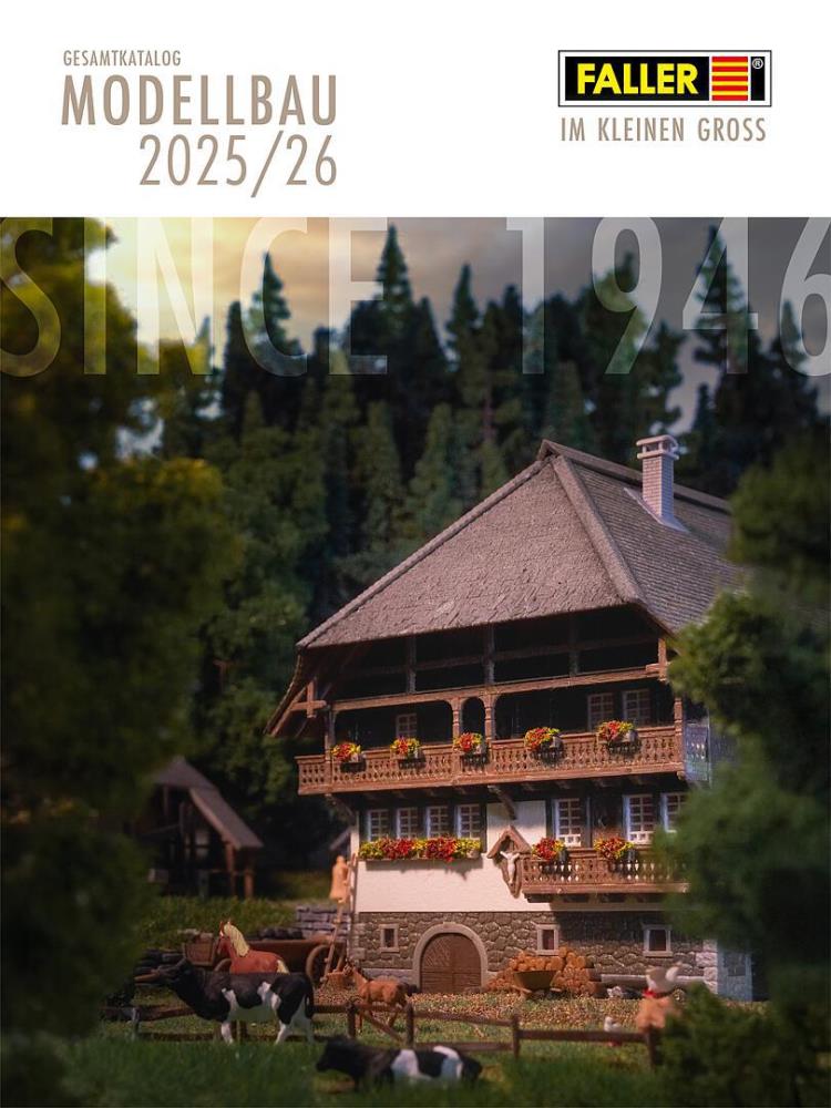Faller 190905 Gesamtkatalog 2025/2026 DEUTSCH Neu