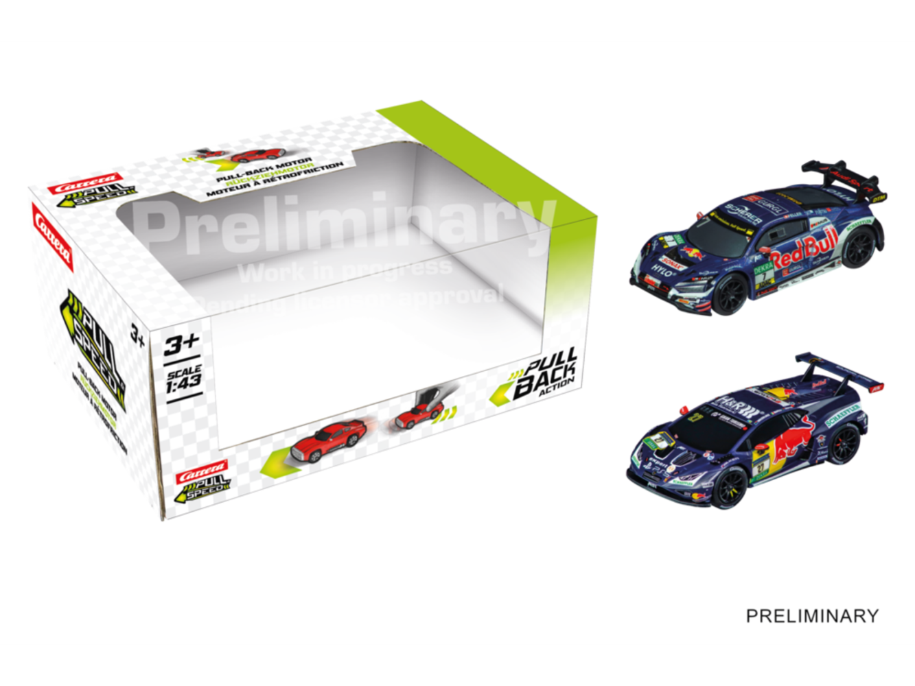 Carrera 15813034 Pull & Speed ABT Sportsline Twinpack 1:43 Neu OVP