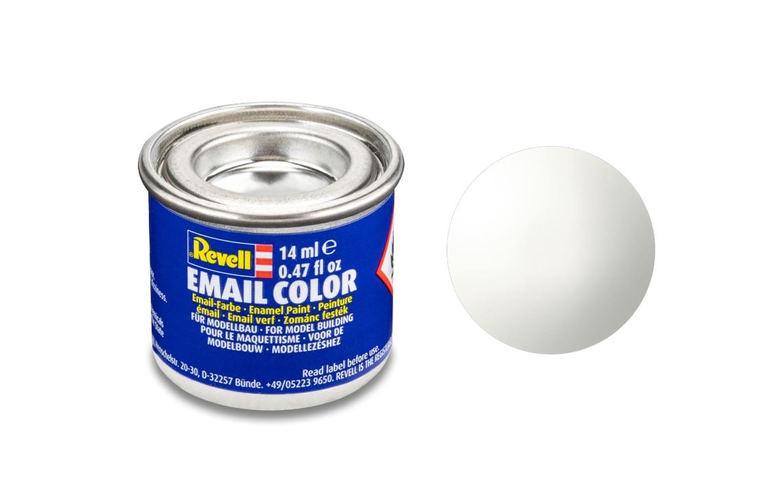 Revell 32104 Email Color weiß glänzend RAL 9010 14 ml-Dose Neu