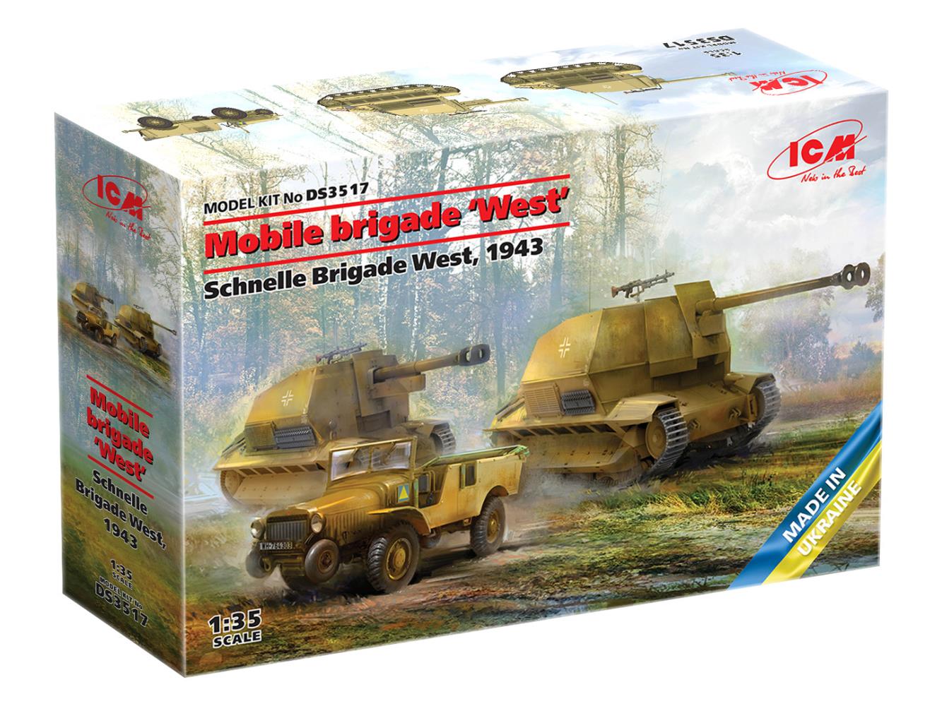 ICM DS3517 Mobile brigade West 1943 1:35 Bausatz Neu OVP