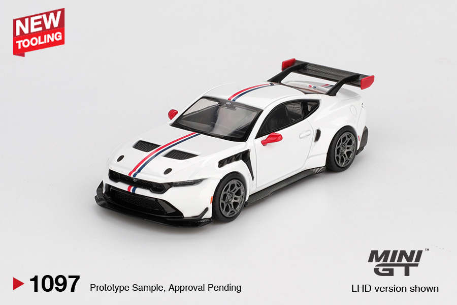 Mini GT MGT01097-L 1:64 FORD MUSTANG GTD SPIRIT OF AMERICA 2025