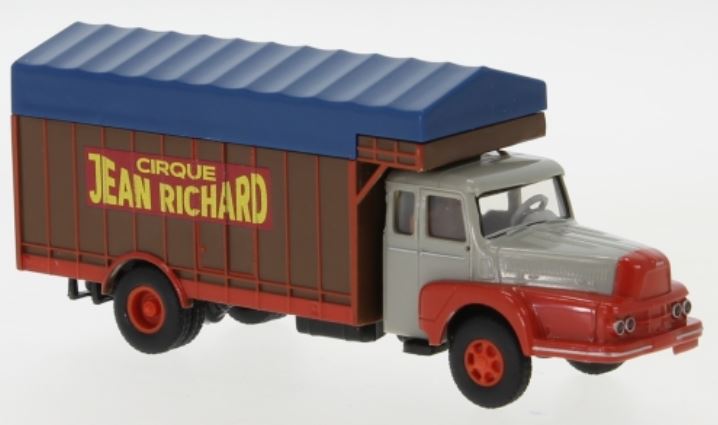 Brekina 85510 Unic ZU 122 Izoard, Cirque Richard, Koffer-LKW, 1957