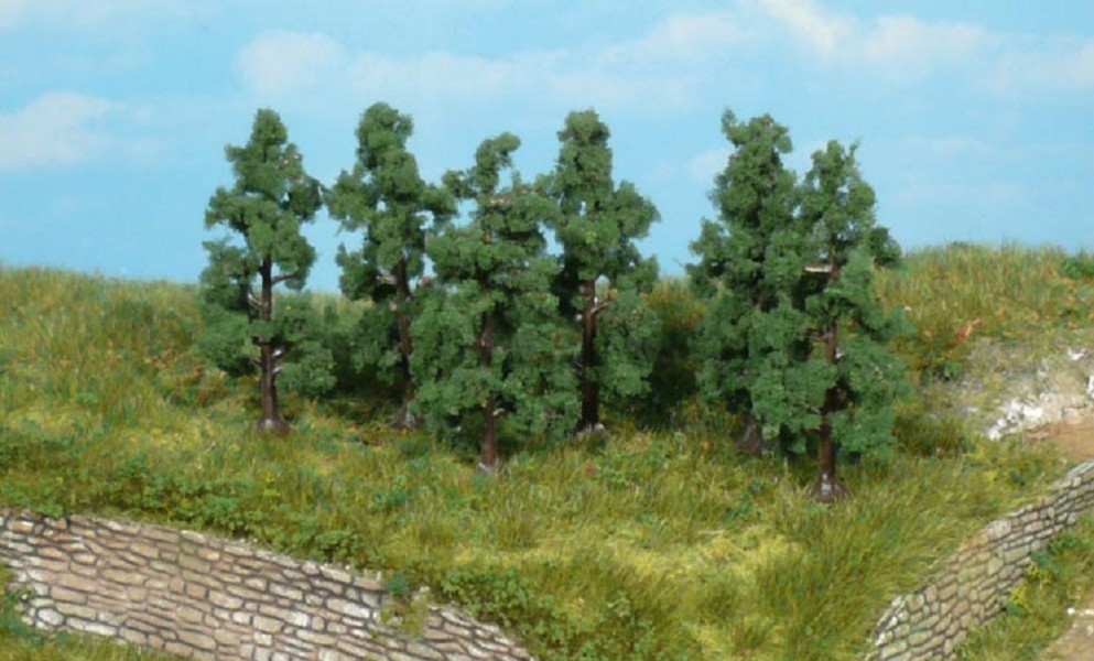 Heki 1171 6 Birnbäume 6 cm - Spur H0 - Neu - OVP