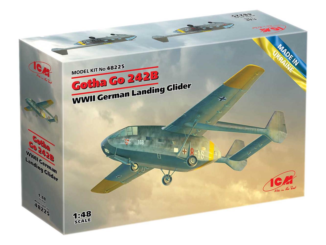 ICM 48225 Gotha Go 242B - WWII German Landing Glider - 1:48
