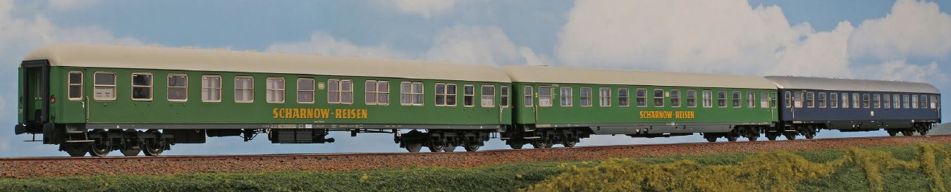 ACME 55306 Ferienzug Scharnow 3-teilig Set B 1:87 Spur H0 DC