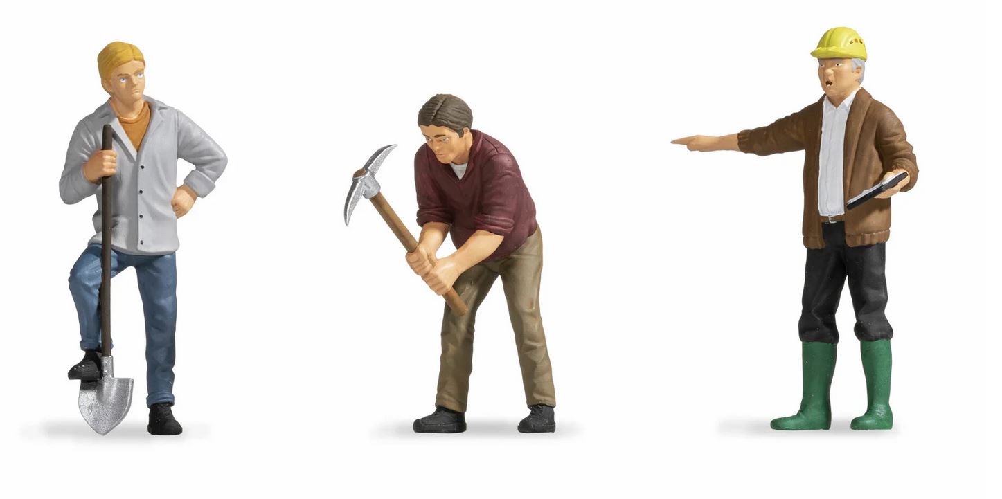 Noch 17130 Bauarbeiter 1:32 Spur 1 NEU OVP Figuren