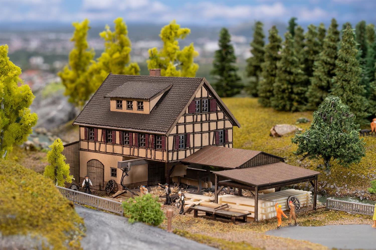 Faller 282751 Sägemühle 1:220 Spur Z Bausatz Neu OVP