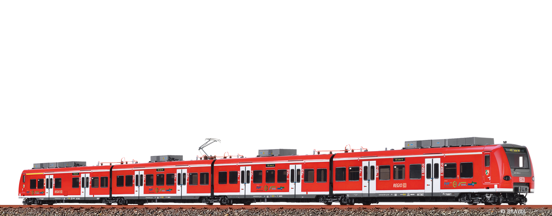 Brawa 44650 Elektrotriebwgn BR 425 "DB Regio NRW" DB AG Spur H0