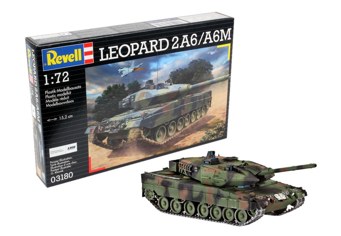 Revell 03180 Leopard 2 A6/A6M 1:72 Modellbausatz Neu OVP