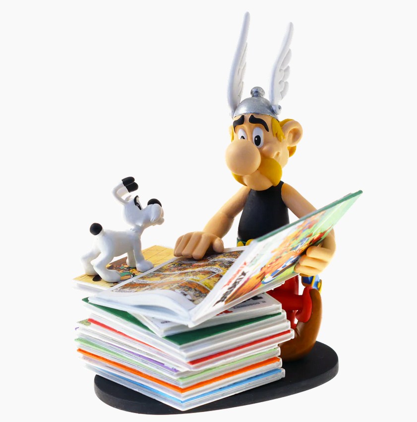 Plastoy 00128 Astérix Stapel Alben 14,8 cm NEU OVP Sammlerfigur