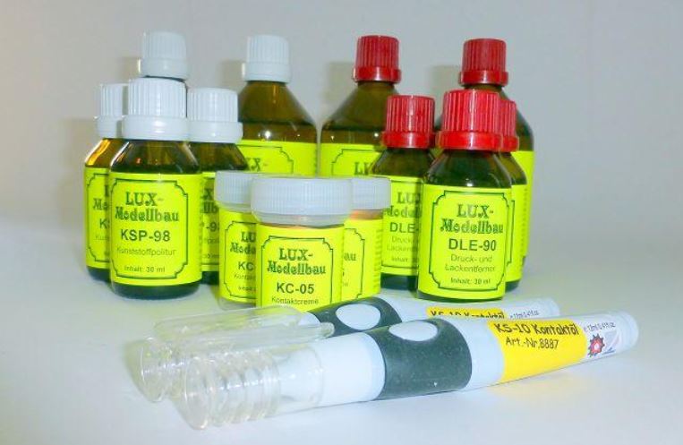 Lux-Modellbau 8888 Kombipaket "Wartung, Pflege und Restauration", 15 Teile