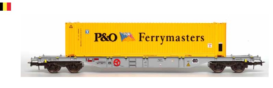 B-Models 54.409 Containerwagen Sgns 45ft SNCB/NMBS 1:87 Spur H0