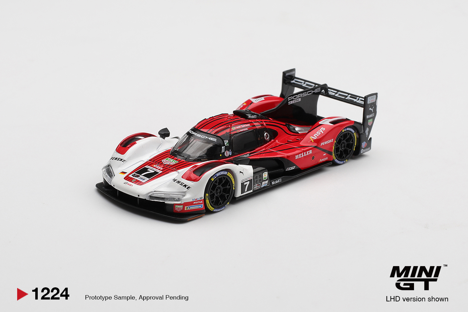 Mini GT 1224 1:64 PORSCHE 963 #7 PORSCHE PENSKE MOTORSPORT
