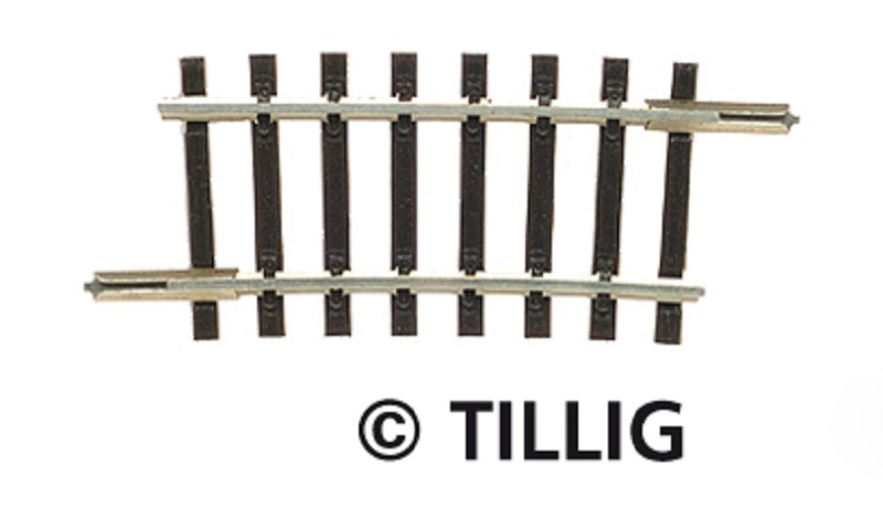 Tillig 83113 Gebogenes Gleis R 14 R 319 mm 7,5o - Spur TT - Neu