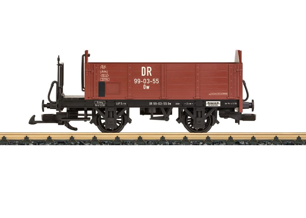 LGB 40557 DR Hochbordwagen 1:22,5 Spur G NEU OVP