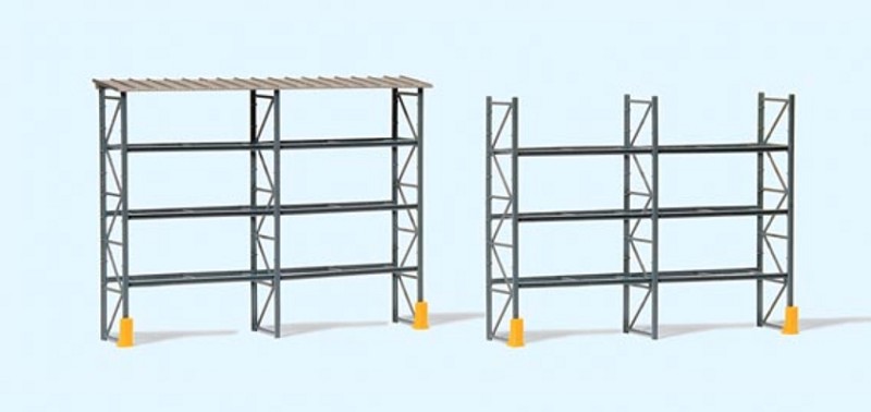 Preiser 17125 Palettenregal für 48 Europaletten