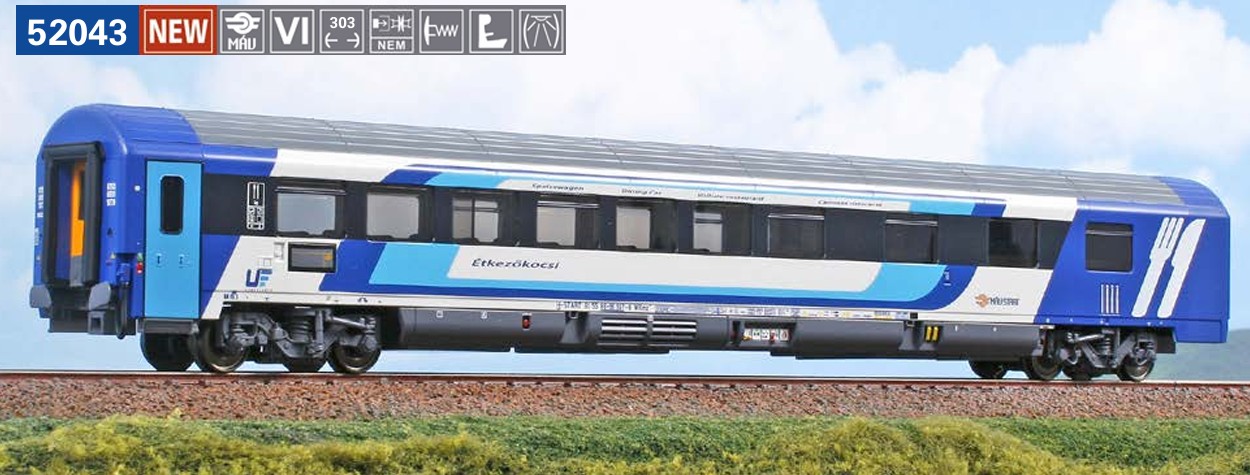 ACME 52043 Speisewagen Wrmz112 MAV 1:87 Spur H0 DC NEU OVP