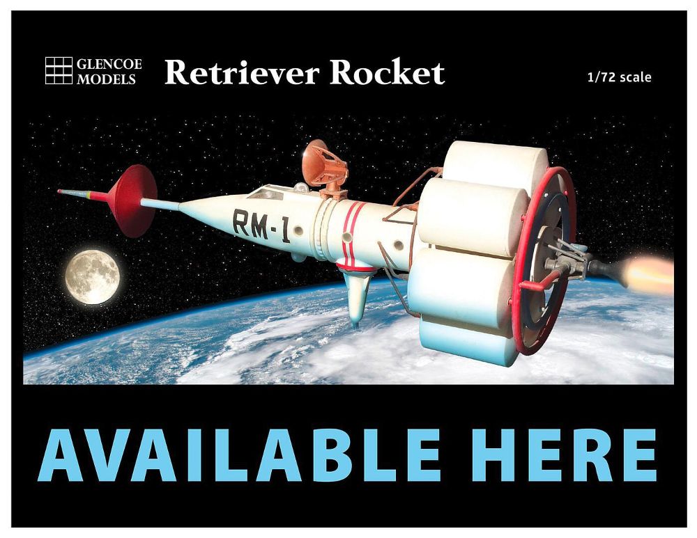 GLENCOE 06002 Retriever Rakete 1:72 Modellbausatz NEU OVP