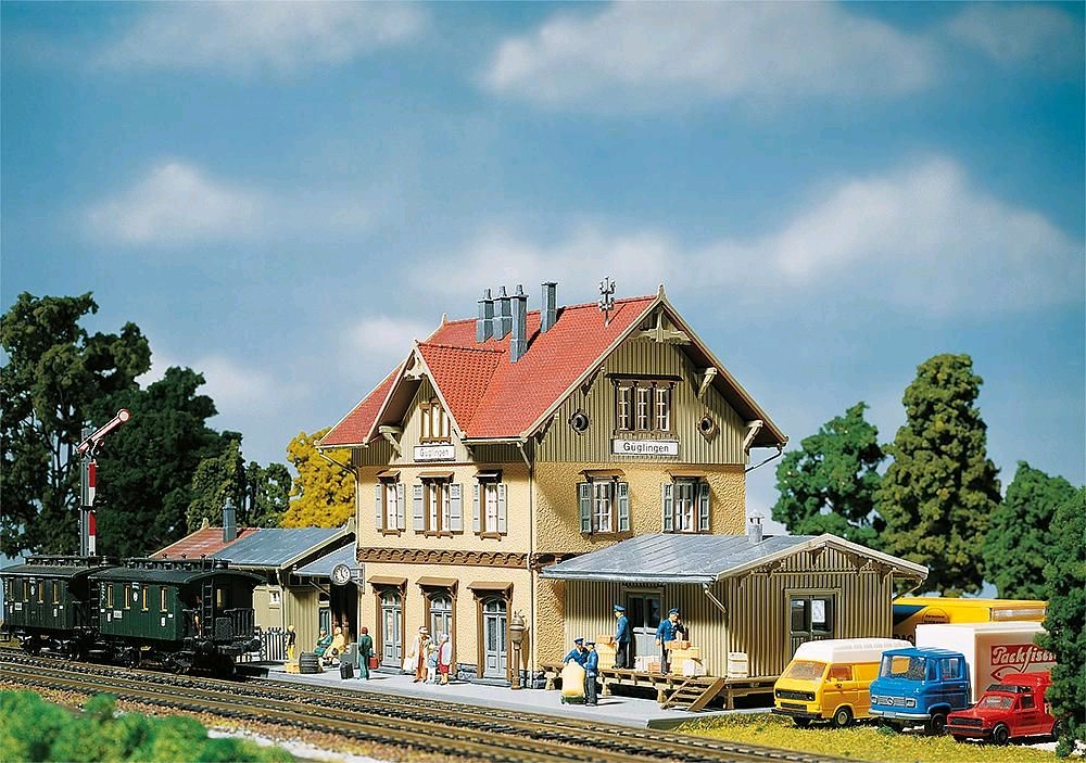 Faller 110107 Bahnhof Güglingen 1:87 Spur H0 Bausatz Neu OVP