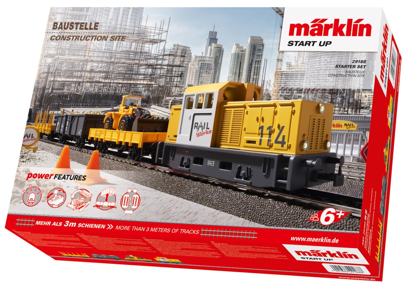 Märklin 29188 Start up Startpackung Baustelle 1:87 Spur H0 AC Neu