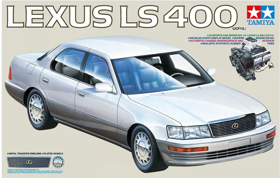 Tamiya 24114 Lexus LS 400 UCF11L 1:24 Modellbausatz Neu OVP