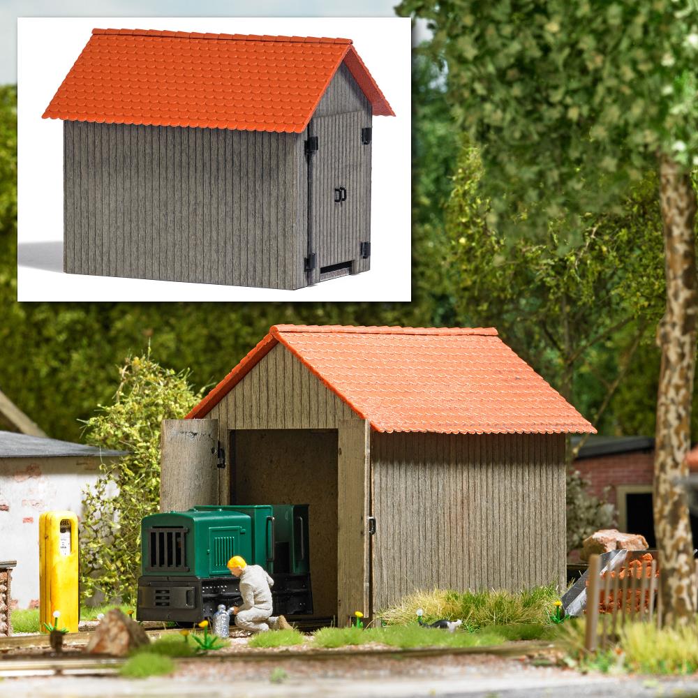 Busch 12383 Lokschuppen 1:87 Spur H0f Bausatz Neu OVP