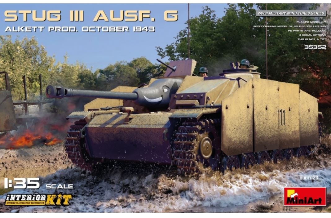 MiniArt 35352 Dt. StuG III Ausf. G Prod 1943 Alk 1:35 Bausatz Neu
