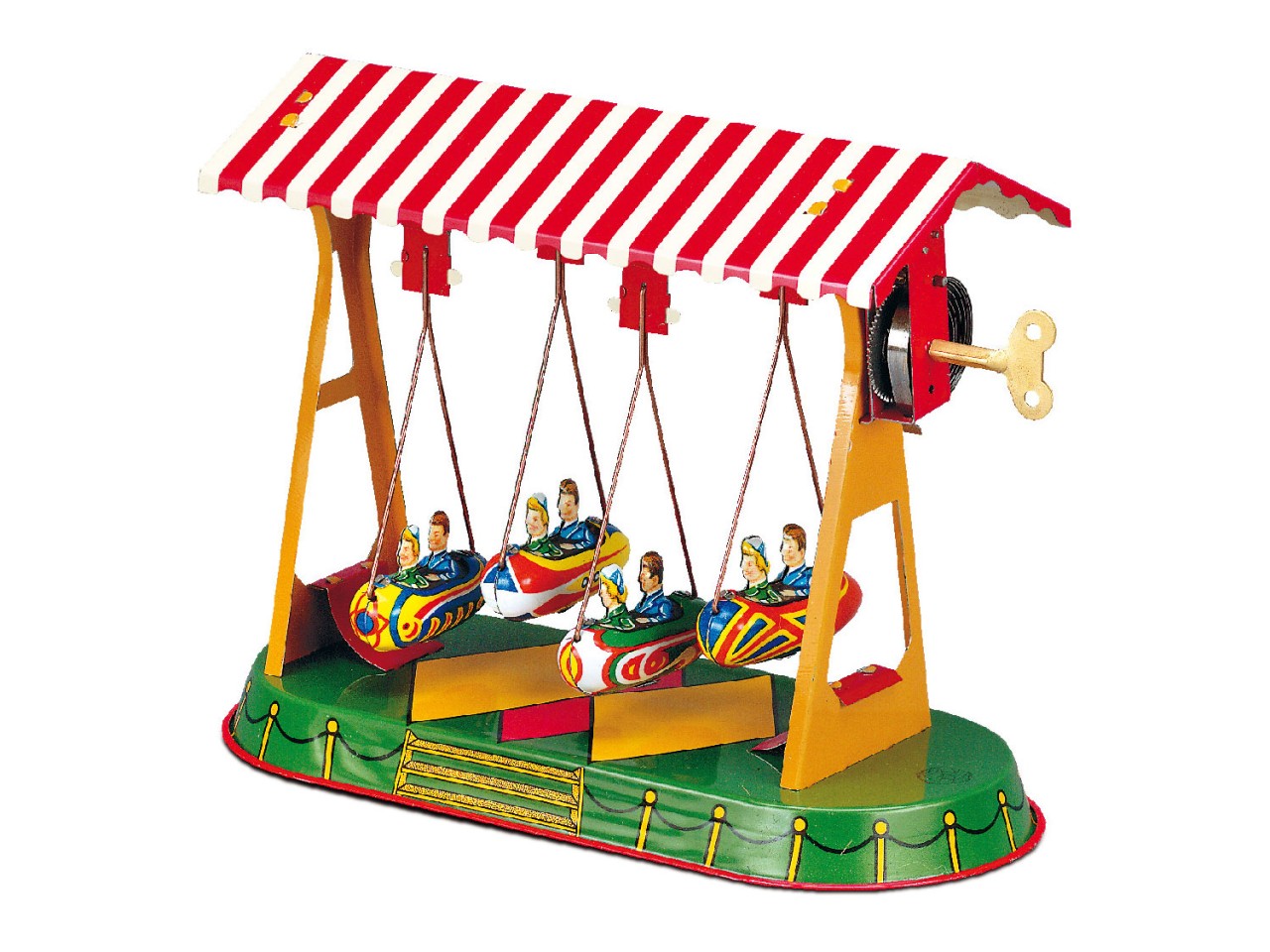 Wilesco 10400 Schaukel mit vier Gondeln Uhrwerk Neu OVP