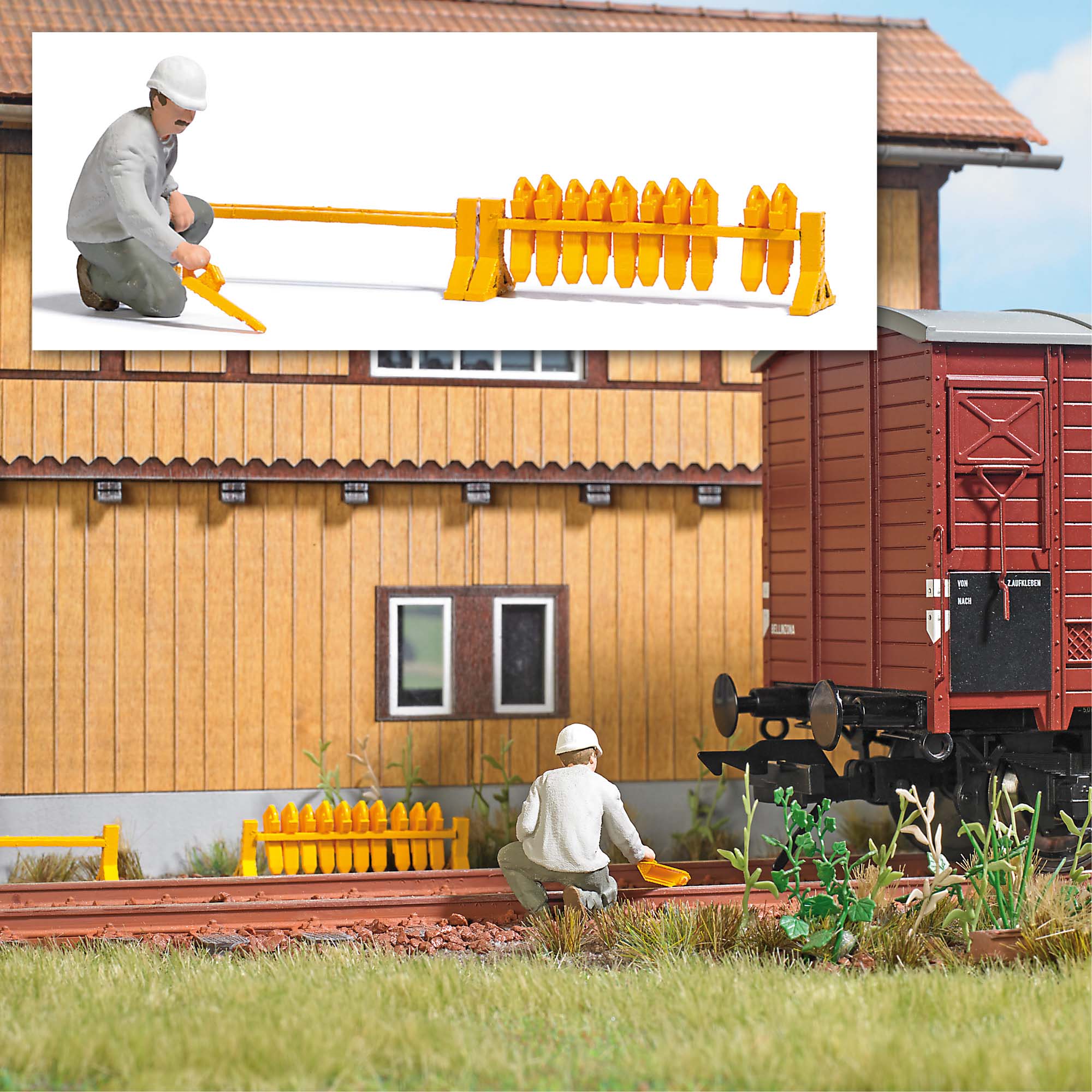 Busch 10700 Hemmschuhleger Epoche 3-4 1:45 Spur 0 Neu OVP