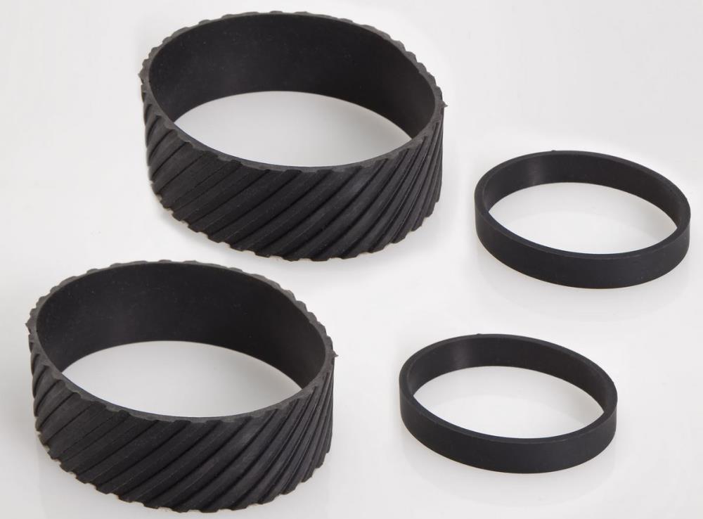 Wilesco 01319 Gummireifenset mit Querprofil (4 Stück)