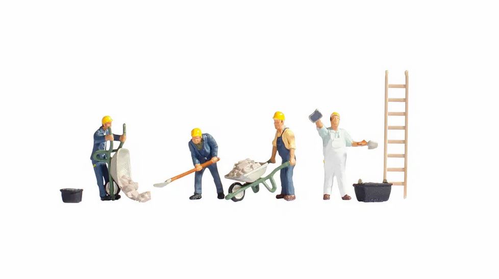 Noch 45055 Maurer 1:120 Spur TT Neu OVP Figuren