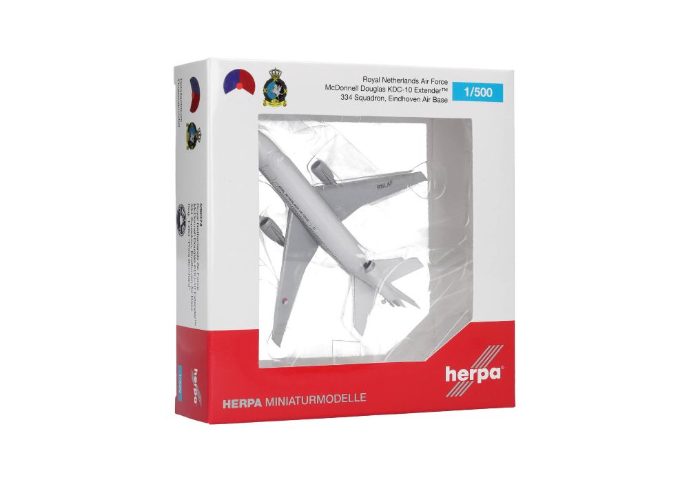 Herpa 538374 Royal Netherlands AF Douglas KDC-10 Extender 1:500