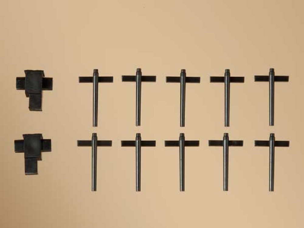 Auhagen 41619 Seilzughalter, Druckrollenkästen H0 - 1:87