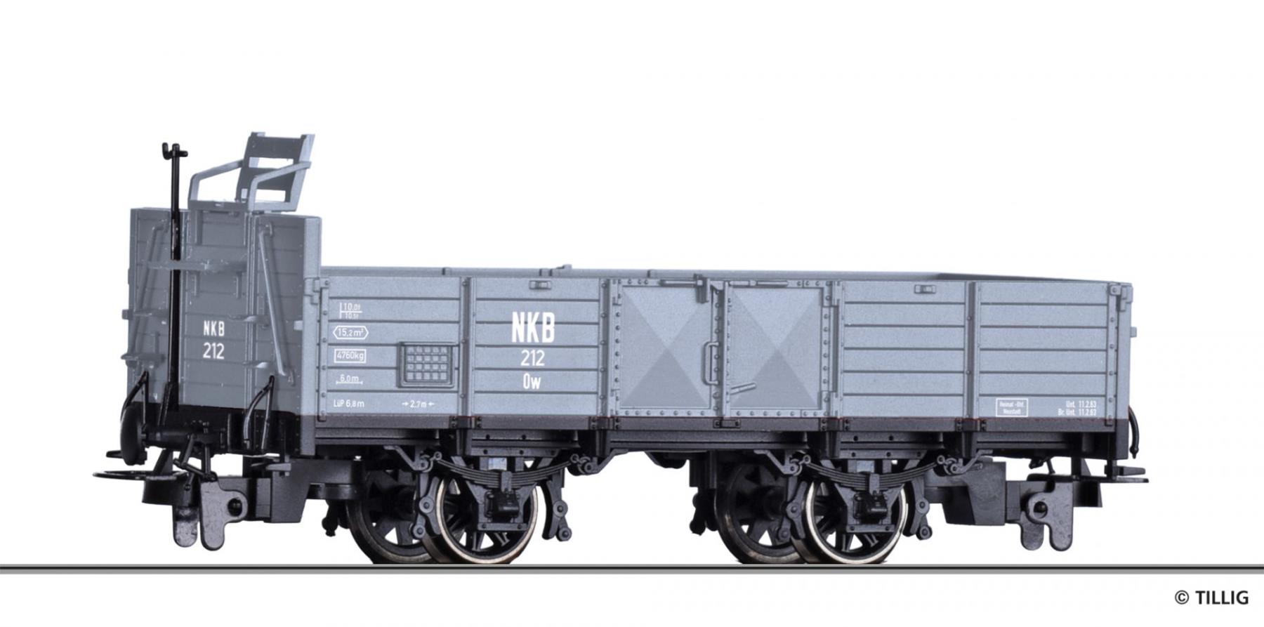Tillig 05938 Offener Güterwagen Ow NKB 1:87 Spur H0e Neu OVP