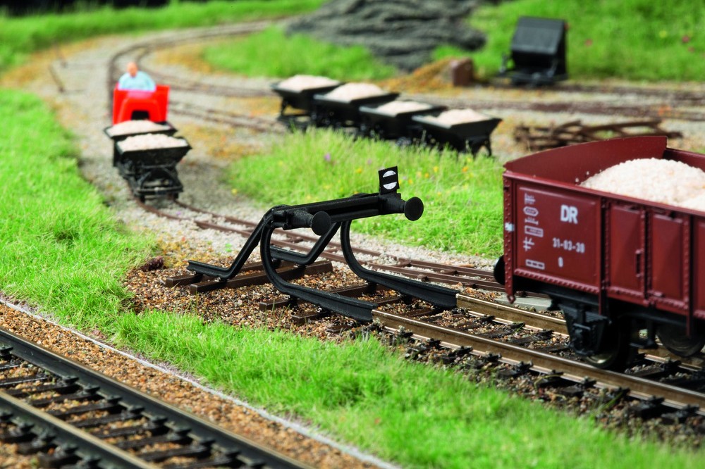 Auhagen 43669 Prellbock geschwungen