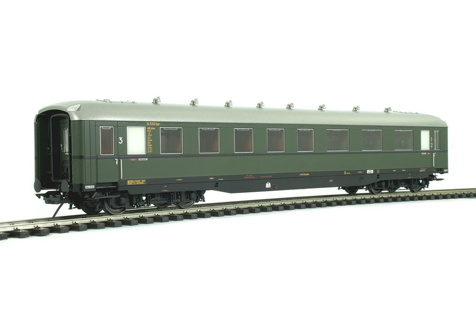 Lenz 41262-01 Schürzenwagen ABC4ü-39 1./2.Klasse DB 1:45 Spur 0