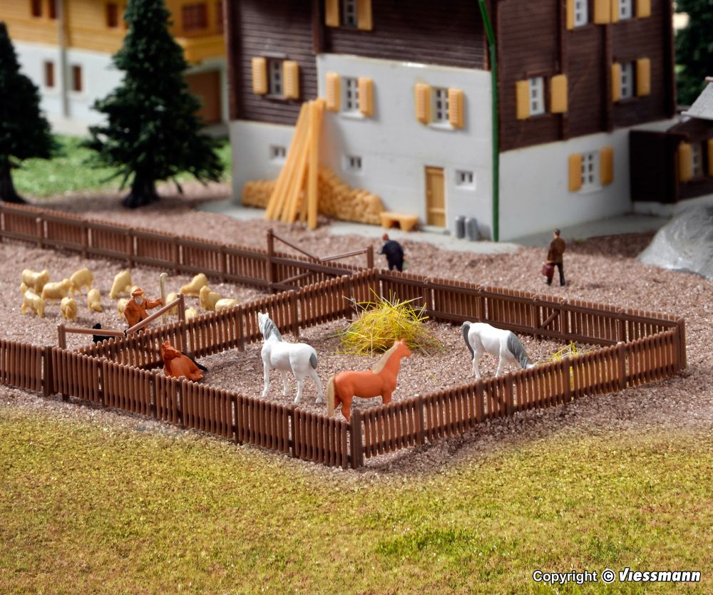 Kibri 36661 Zaun mit Toren 1:220 Spur Z Bausatz NEU OVP