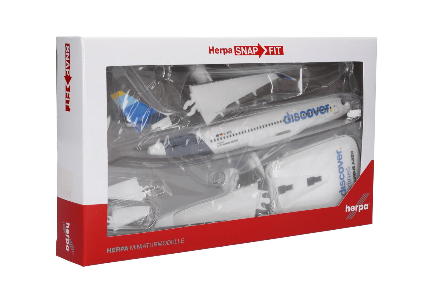 Herpa 614290 Discover Airlines Airbus A320 1:200 Snap-Fit Neu OVP