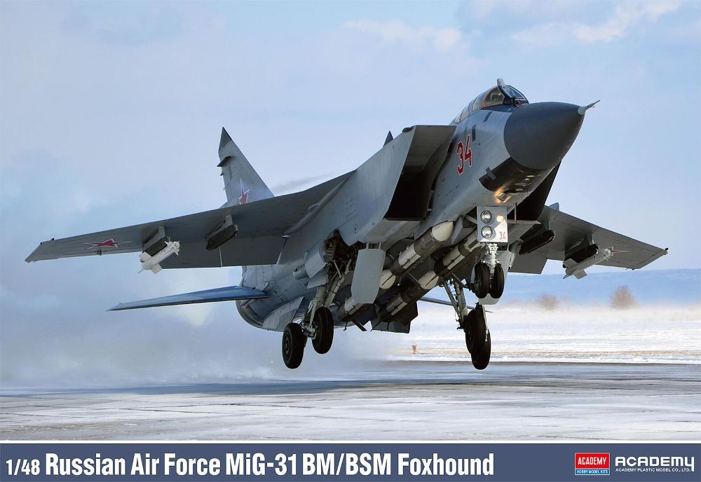 Academy 12364 1/48 MiG 31 BM/BSM Foxhound
