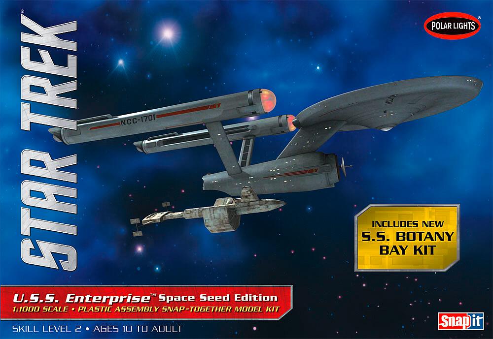 POLAR LIGHTS POL908M/12 Star Trek TOS USS Enterprise Space Seed Edition 1:1000
