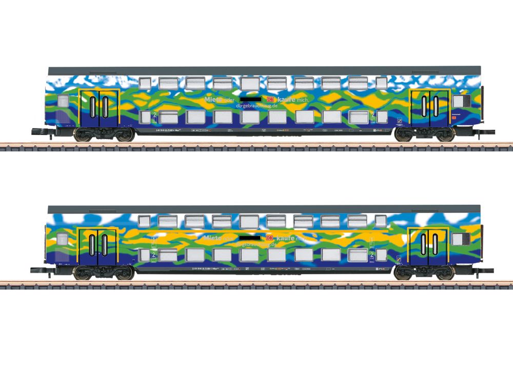 Märklin 87306 Doppelstockwagen-Set "Touristik" 1 (DB AG) Spur Z