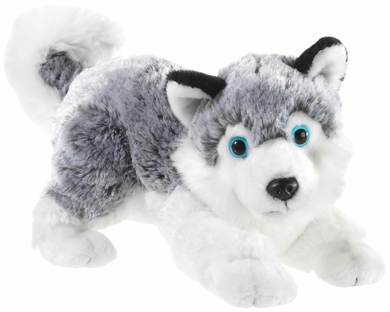 Heunec 277878 Misanimo Husky liegend 28 cm Plüsch/Stoff/Kuscheltier