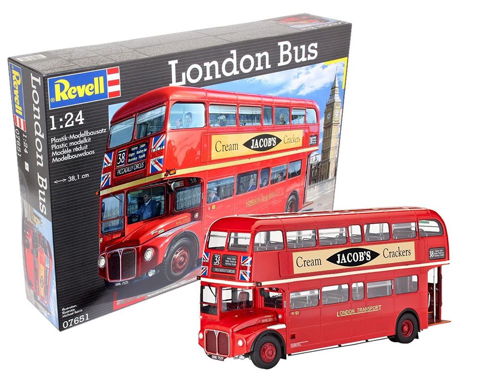 Revell 07651 London Bus 1:24 Modellbausatz Neu OVP