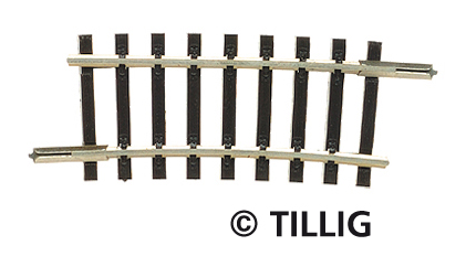 Tillig 83114 Gebogenes Gleis R 24 R 353mm/7,5° 1:120 Spur TT Neu