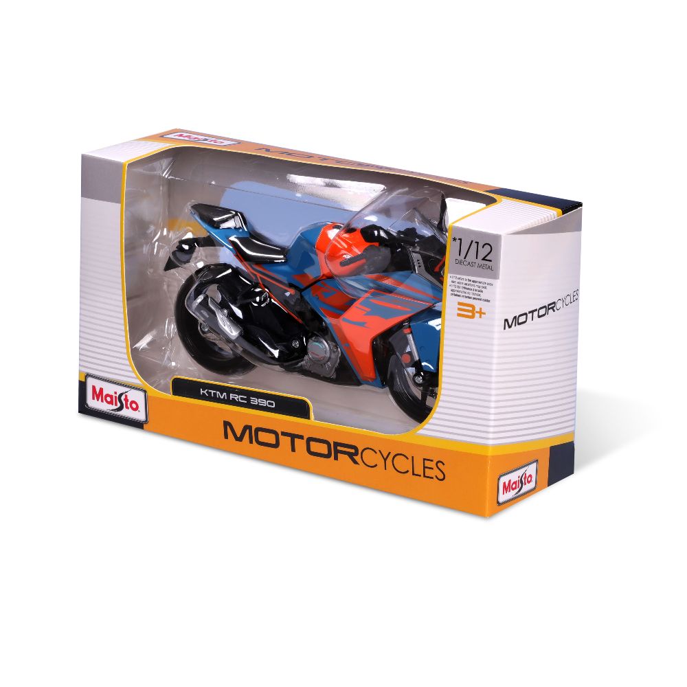 Maisto 5-22907-1 KTM RC 390 blau 1:12 Standmodell Neu OVP