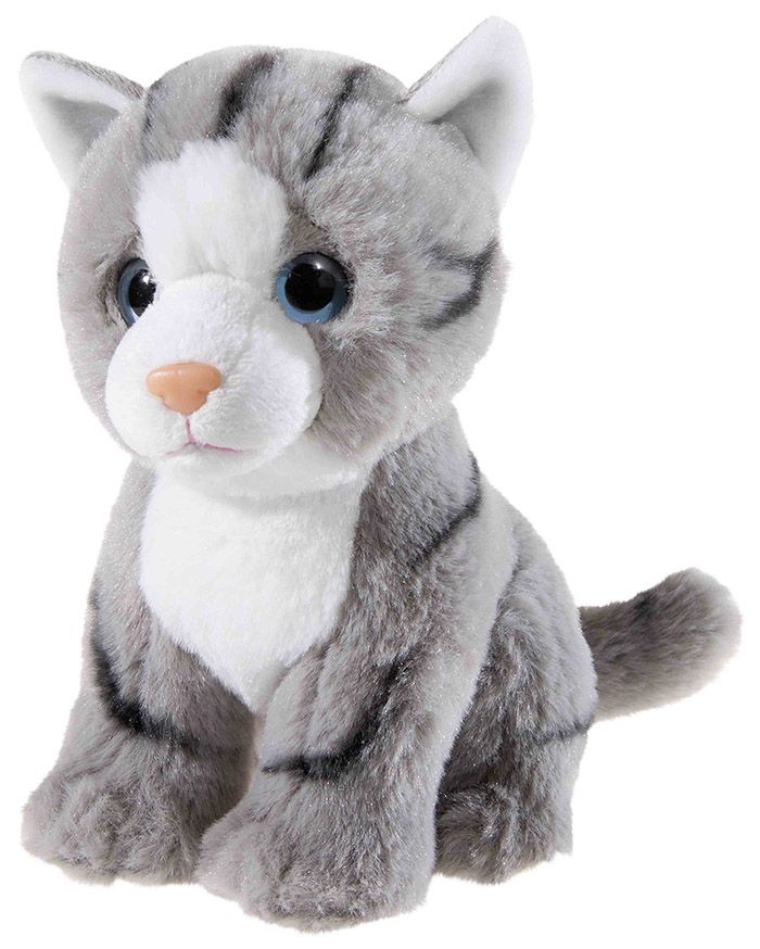 Heunec 287570 Medi-Mi Katze grau sitzend 22 cm Plüsch/Stoff Neu