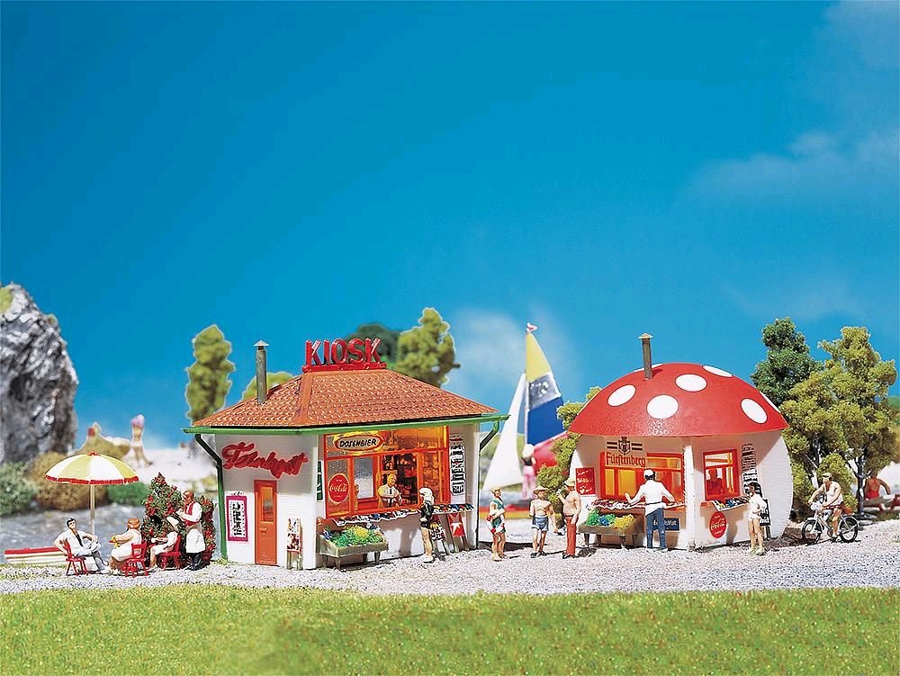 Faller 120135 Kiosk und Pilzkiosk 1:87 Spur H0 Bausatz Neu OVP