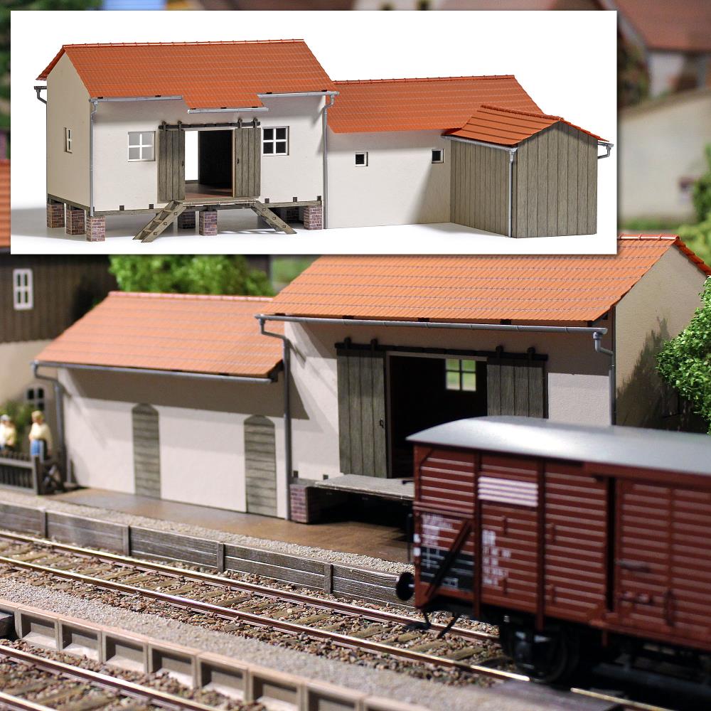 Busch 10051 Güterschuppen Rothenstadt 1:45 Spur 0 Bausatz Neu